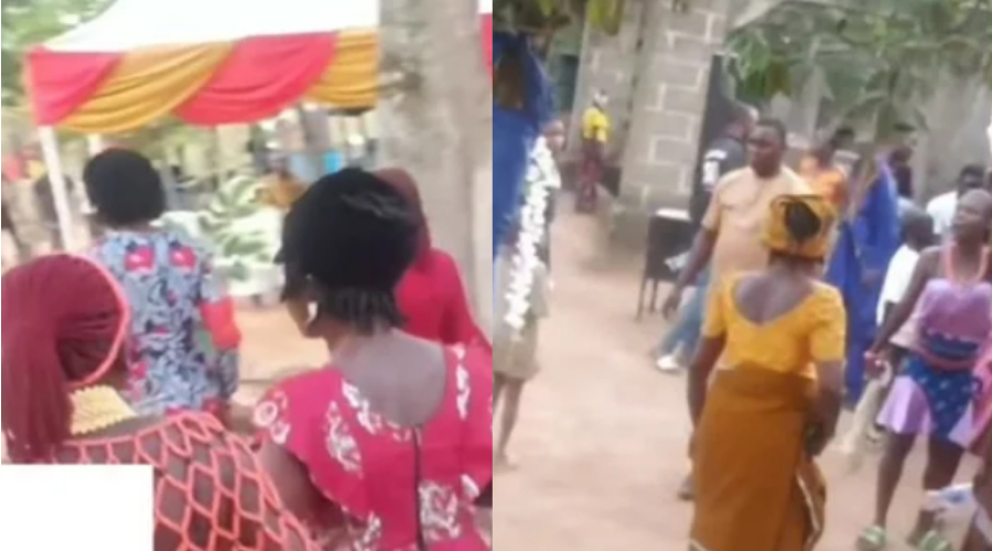 Drama As Groom Angrily Storms Out Of Engagement Ceremony As Bride’s Family Make More Demands [Video]