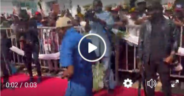 VIDEO: Oshiomhole Makes His Entrance To APC Enugu Rally Amidst Shouts Of "Oshiobaba"
