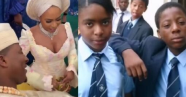 Secondary school couple who have been together for 19 years get married (Video)