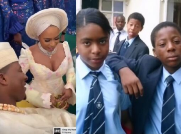 Secondary school couple who have been together for 19 years get married (Video)