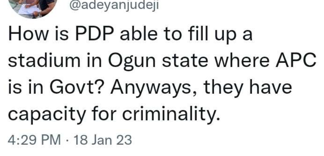 Deji Adeyanju Shocked Over Massive Crowd At Atiku's Rally In Ogun