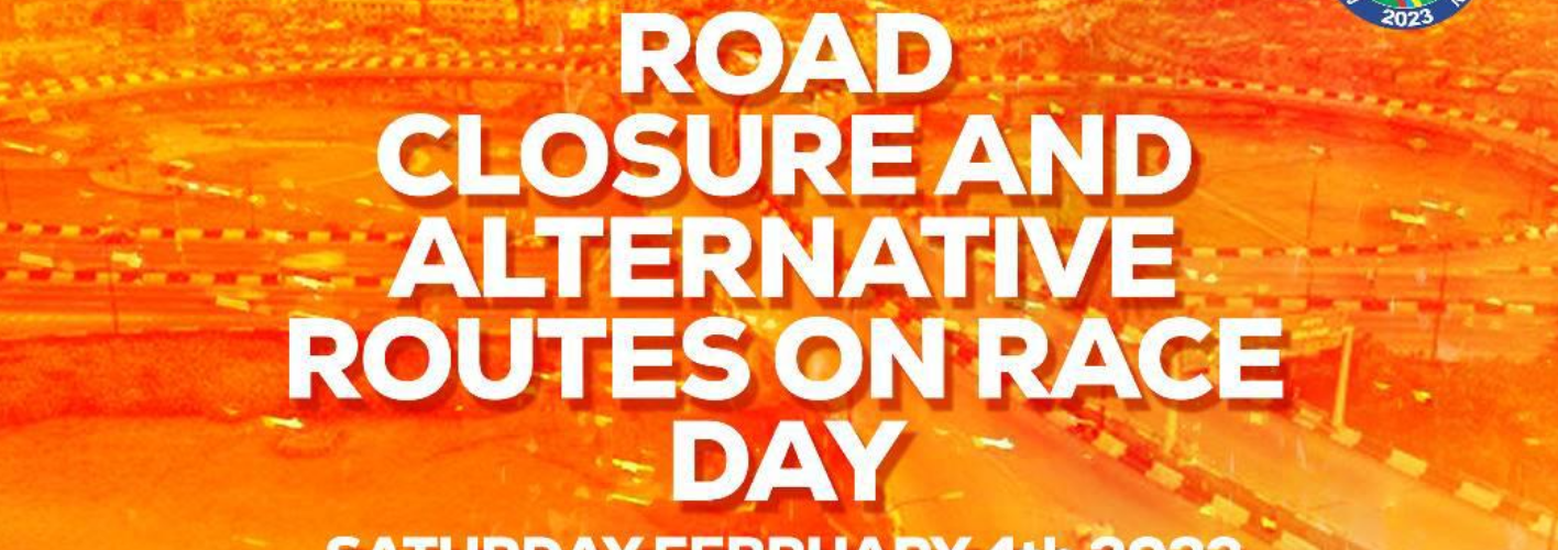 Road Closure & Alternative routes for the Access Bank Lagos City Marathon 2023