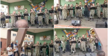 American Military Officers Perform Ayra Starr’s Rush (video)