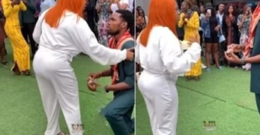 Lady Turns Down Lover’s Surprise Marriage Proposal In Church(video)