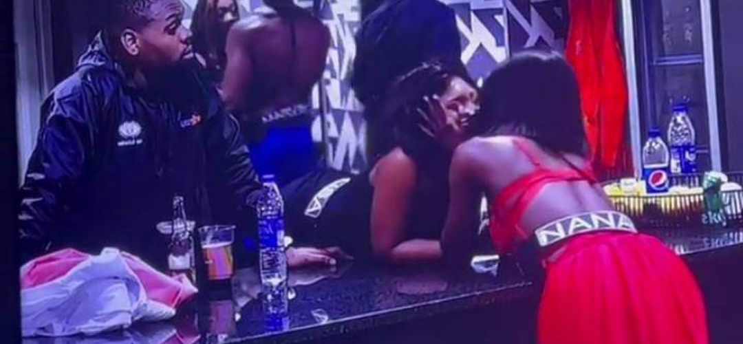 BBTitans: Nana Shares Deep Kiss With Female Housemate, Nelissa (Video)