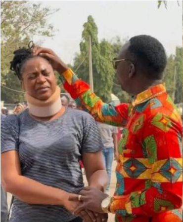 Video: Moment Pastor Paul Enenche Reportedly Heals A Woman At His Polling Unit