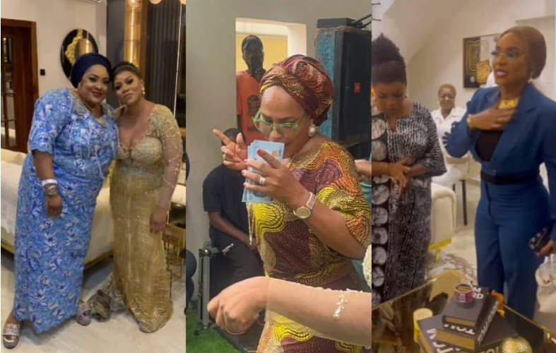 Iyabo Ojo, Mercy Aigbe, Nollywood stars storm Wumi Toriola housewarming party