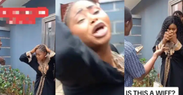“Stop recording me” – Cheating wife pleads with camera man as husband busts hotel, catches her with another man